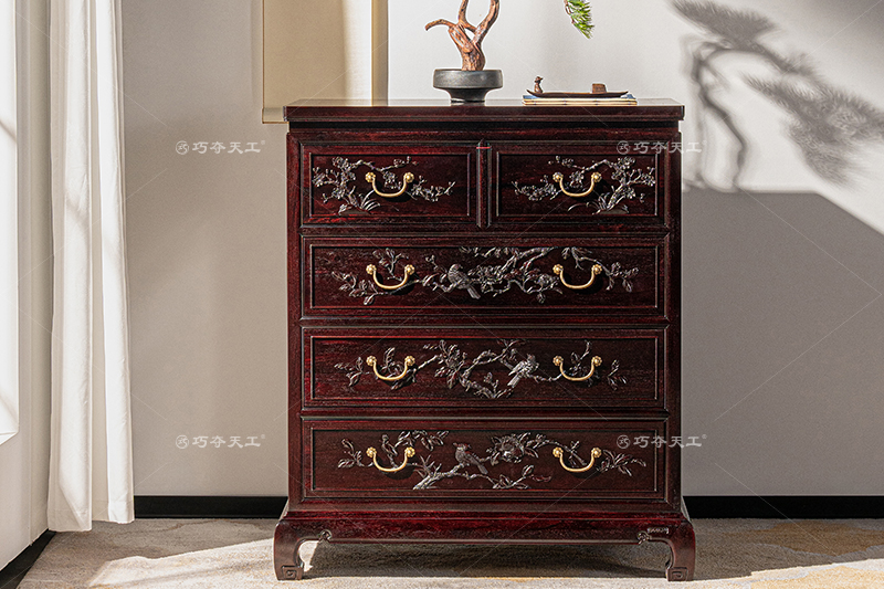 花鳥五斗柜