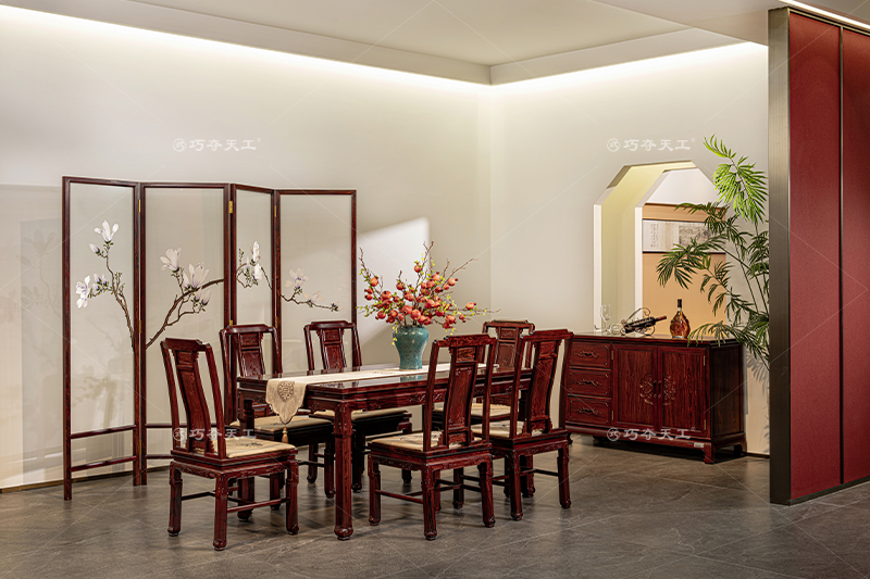 301鳥語花香餐桌椅