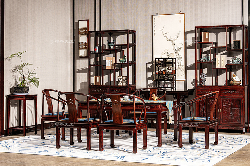 高束腰馬蹄足茶臺(tái)